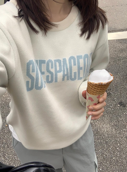 [98°C] [OAT] Somespace Lettering Knit