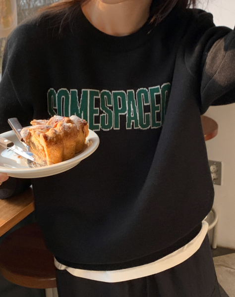 [98°C] [OAT] Somespace Lettering Knit