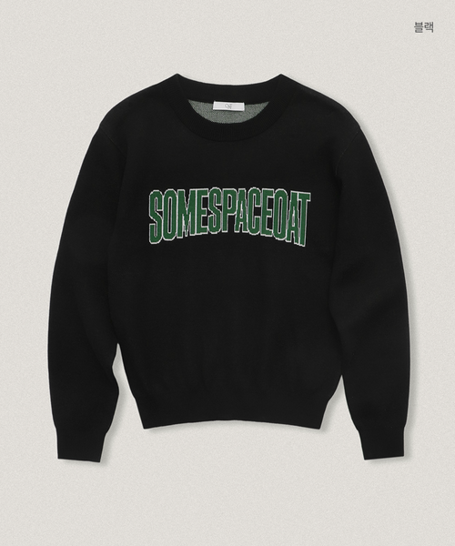 [98°C] [OAT] Somespace Lettering Knit