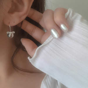 [moat] Clear Drop Earring (Silver925)