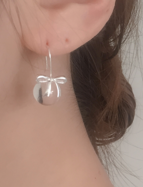 [moat] Clear Drop Earring (Silver925)