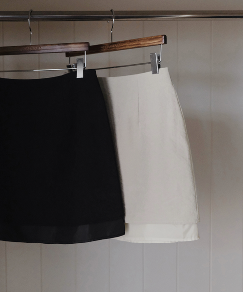 [SLOWAND] # SLOWMADE Carmen Layer Skirt