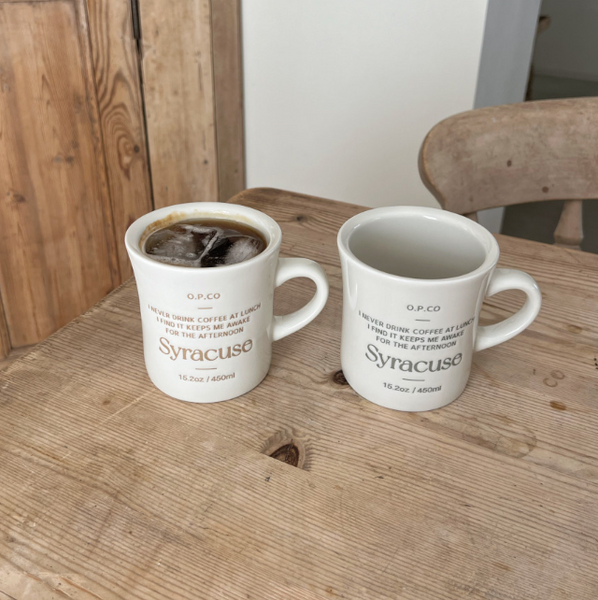 [Bracket Table] Lettering Syracuse Mug 450ml