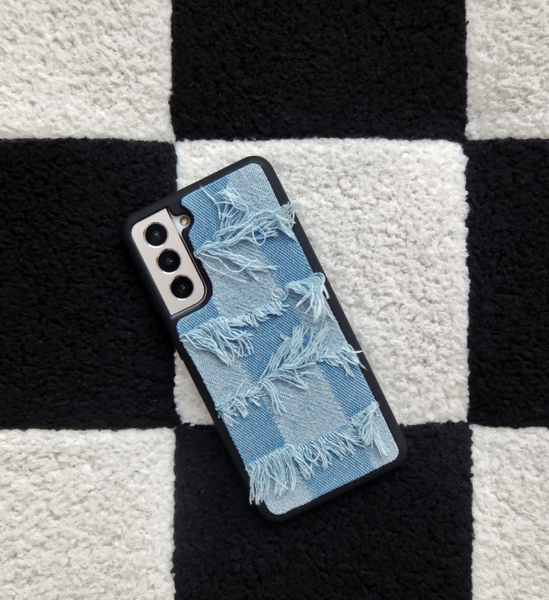 [TERAHERTZ] Textile Phone Case (Damaged Blue)