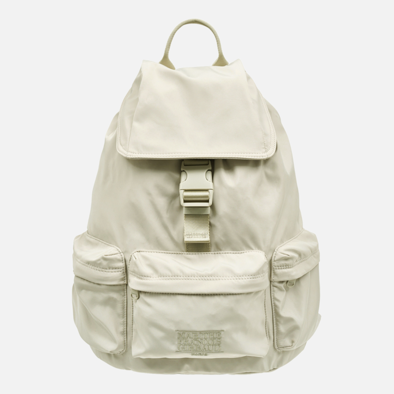 [MARITHÉ FRANÇOIS GIRBAUD] CLASSIC LOGO 3 POCKET BIG BACKPACK beige