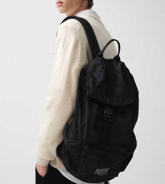 [MARITHÉ FRANÇOIS GIRBAUD] CLASSIC LOGO 3 POCKET BIG BACKPACK black