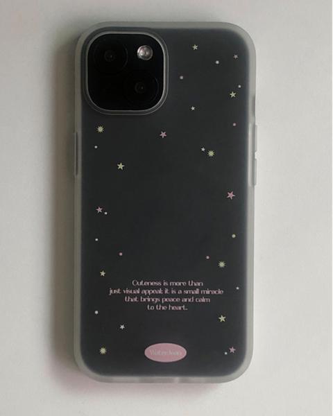 [WATERJEAN] Cosmic Dust Jelly Phone Case