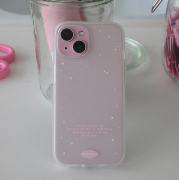 [WATERJEAN] Cosmic Dust Jelly Phone Case