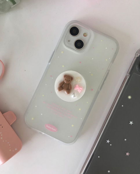 [WATERJEAN] Cosmic Dust Jelly Phone Case