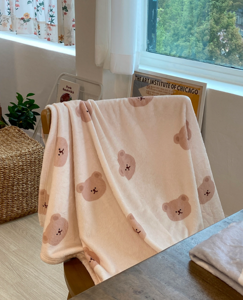 [moominzy] 찌부 Blanket (Beige)