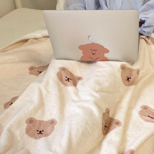 [moominzy] 찌부 Blanket (Beige)