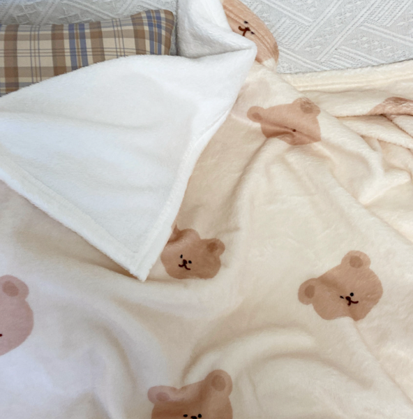 [moominzy] 찌부 Blanket (Beige)