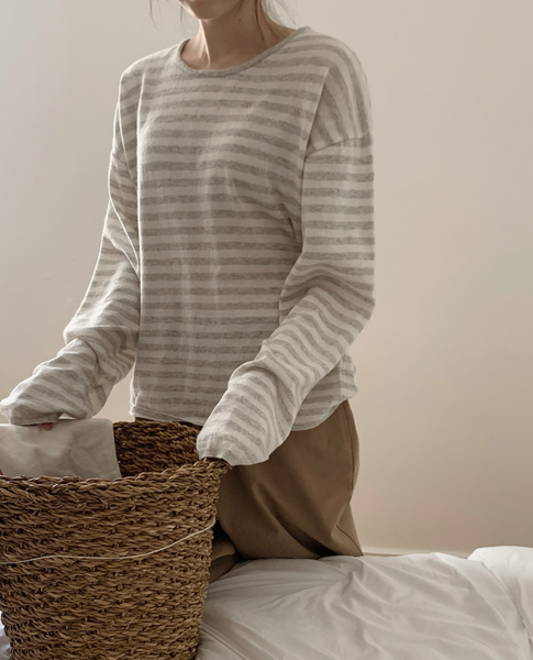 [SLOWAND] # SLOWMADE Autumn Stripe Knitwear