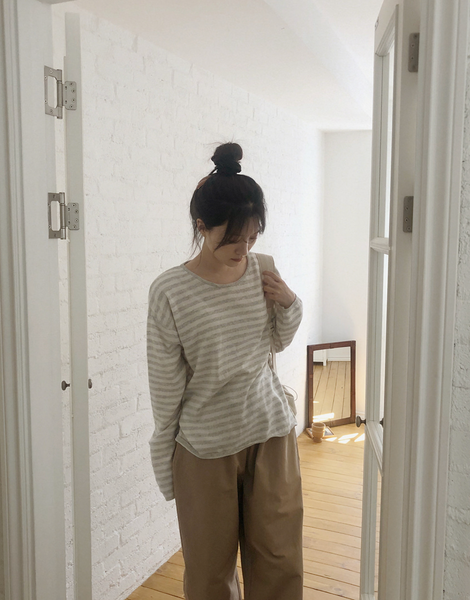 [SLOWAND] # SLOWMADE Autumn Stripe Knitwear