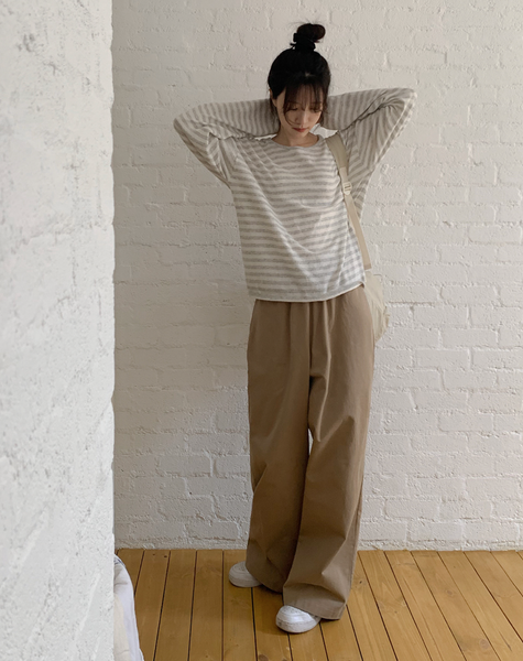 [SLOWAND] # SLOWMADE Autumn Stripe Knitwear