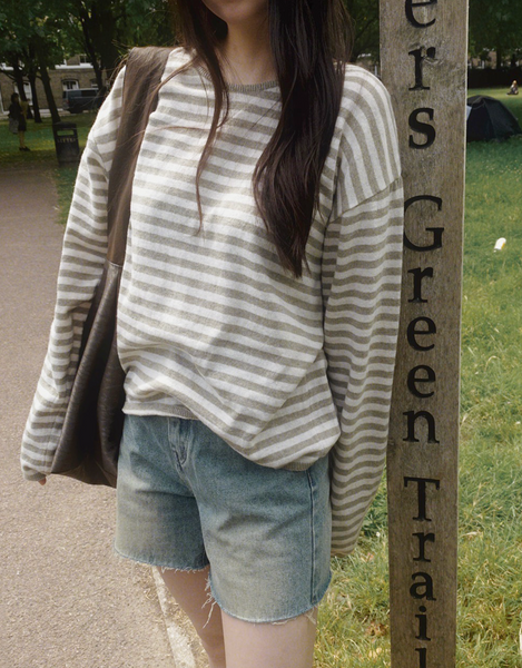 [SLOWAND] # SLOWMADE Autumn Stripe Knitwear