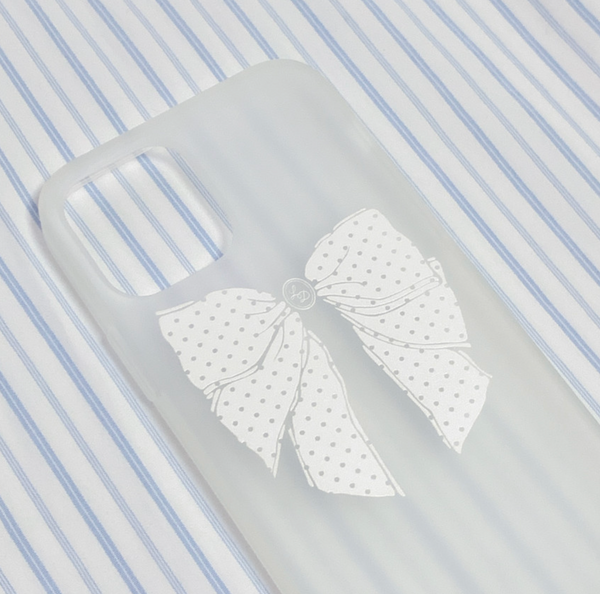 [LILY DAILY] Classic Ribbon Jelly Phone Case