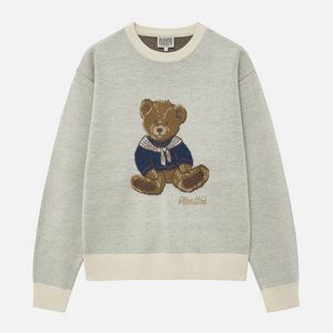 [MARITHÉ FRANÇOIS GIRBAUD] DOODLE BEAR SWEATER ivory