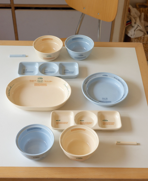 [momur] [weekend 9] Meal Round Plate Sky Blue