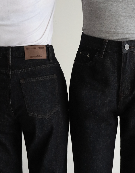 [SLOWAND] # SLOWMADE Hours Non-fade Saint Jean Denim Pants