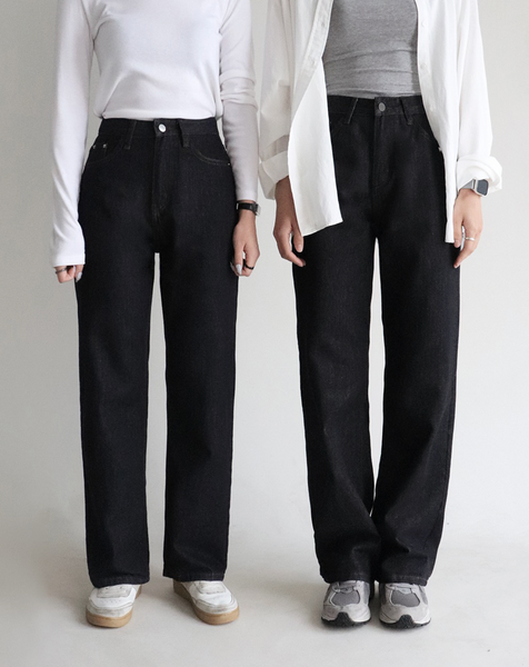 [SLOWAND] # SLOWMADE Hours Non-fade Saint Jean Denim Pants