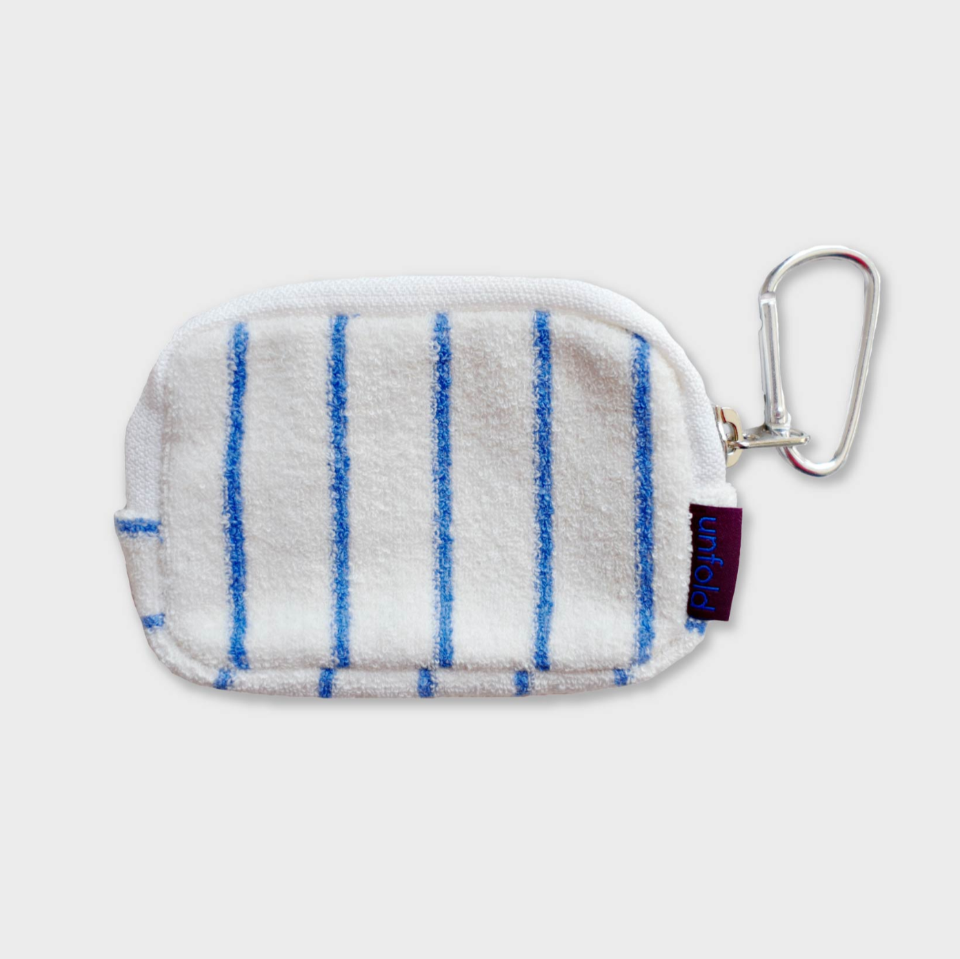 [unfold] Terry Card Case (Blue Stripe)