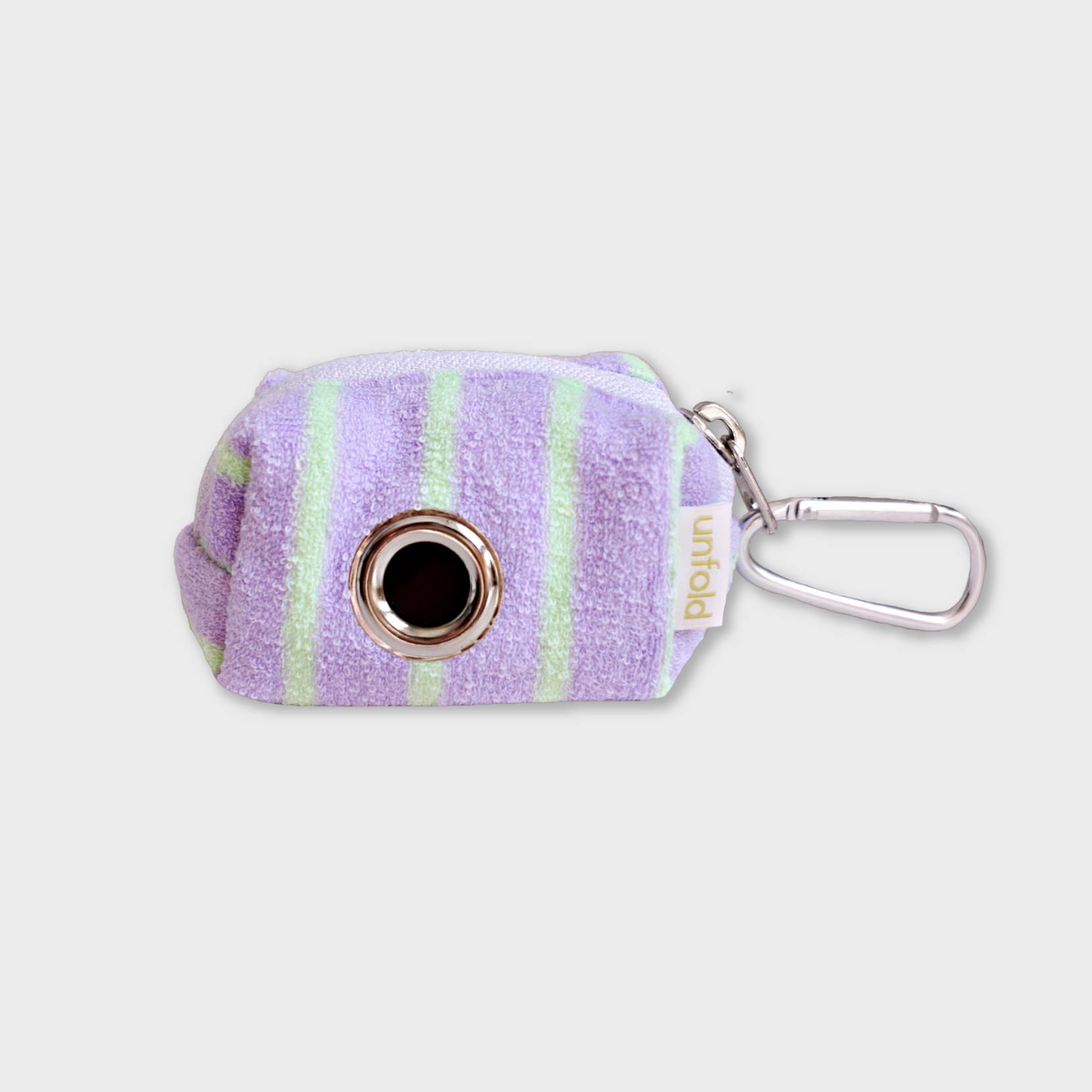 [unfold] Stripe Terry Poop Bag (Lavender)