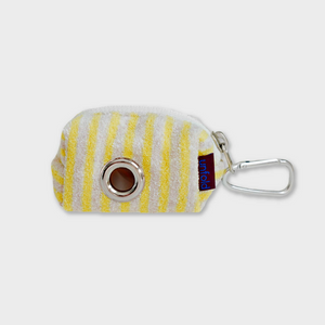 [unfold] Stripe Terry Poop Bag (Yellow)