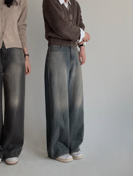 [SLOWAND] # SLOWMADE MORE WIDE AIR Soft Denim Pants