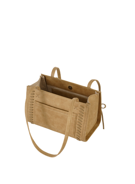 [STANDOIL] Oblong Bag Lace Up (Camel)