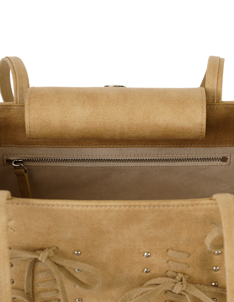 [STANDOIL] Oblong Bag Lace Up (Camel)