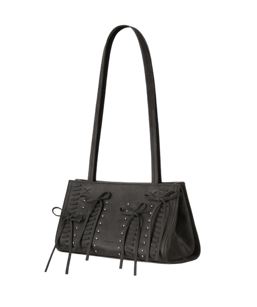 [STANDOIL] Oblong Bag Lace Up (Black)