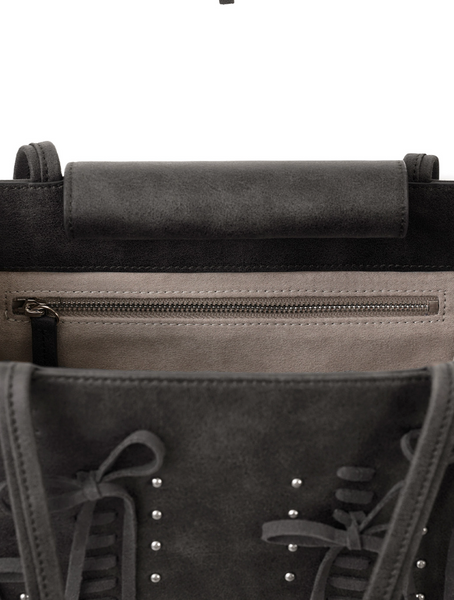 [STANDOIL] Oblong Bag Lace Up (Black)