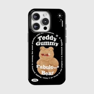 [THENINEMALL] Round Fabulous Bear Bumper Case