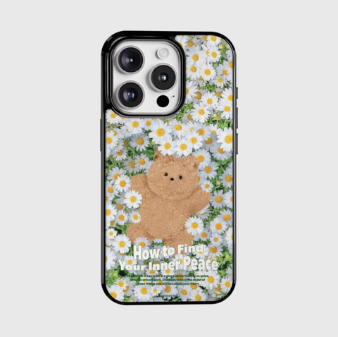 [THENINEMALL] Gummy Daisy Inner Piece Bumper Case