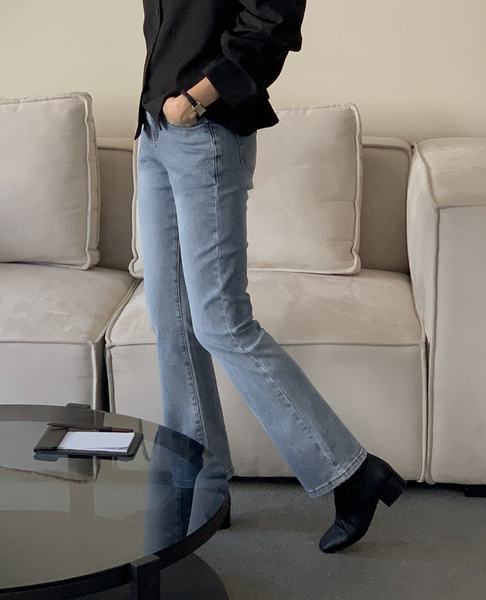 [FROM HEAD TO TOE] Indi Bootcut Denim Pants (Hidden Banding) (Short/Long Ver.)