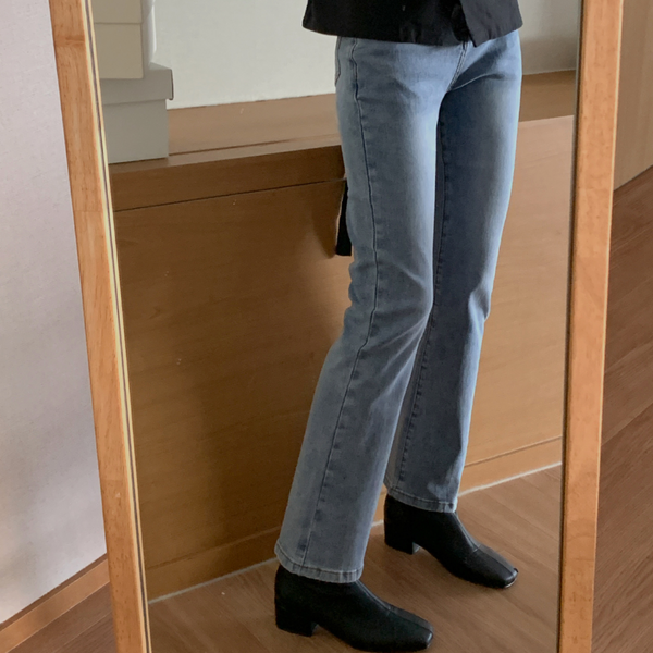 [FROM HEAD TO TOE] Indi Bootcut Denim Pants (Hidden Banding) (Short/Long Ver.)