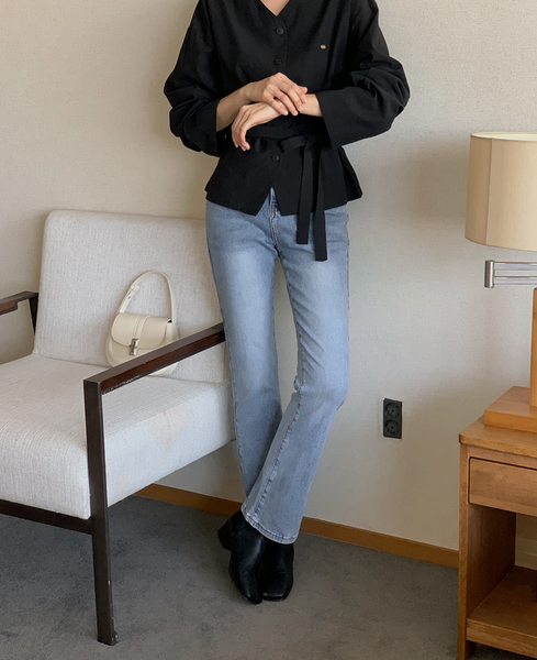 [FROM HEAD TO TOE] Indi Bootcut Denim Pants (Hidden Banding) (Short/Long Ver.)