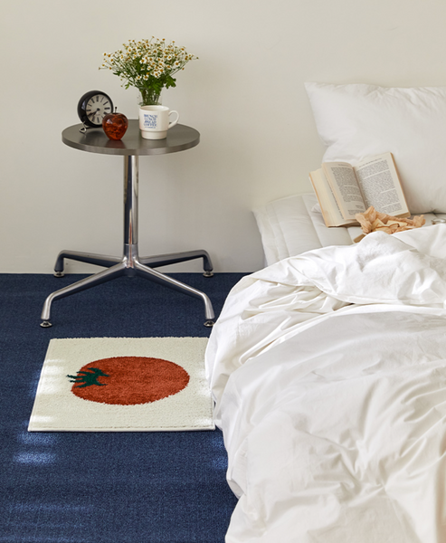 [maatila] Jacquard Mat Morning Tomato