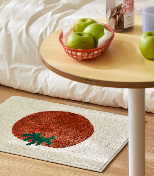 [maatila] Jacquard Mat Morning Tomato