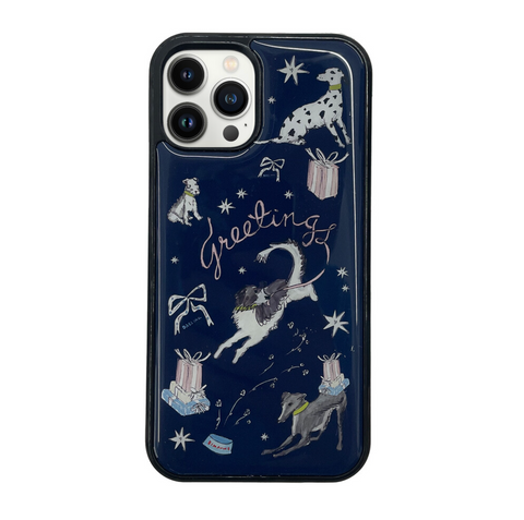 [Dimanche] LEAPY BIRTHDAY (NAVY) Phone Case (2Types)