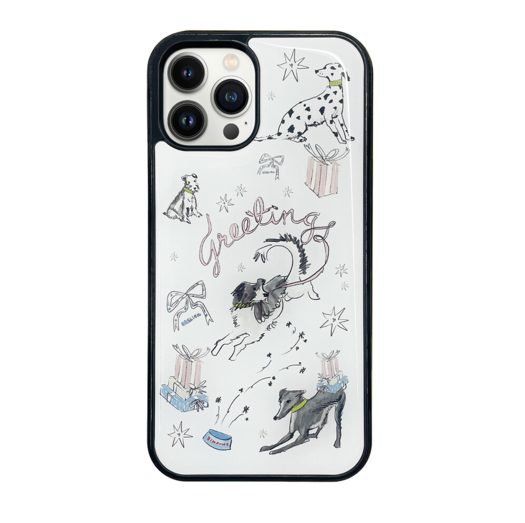 [Dimanche] LEAPY BIRTHDAY (WHITE) Phone Case (2Types)