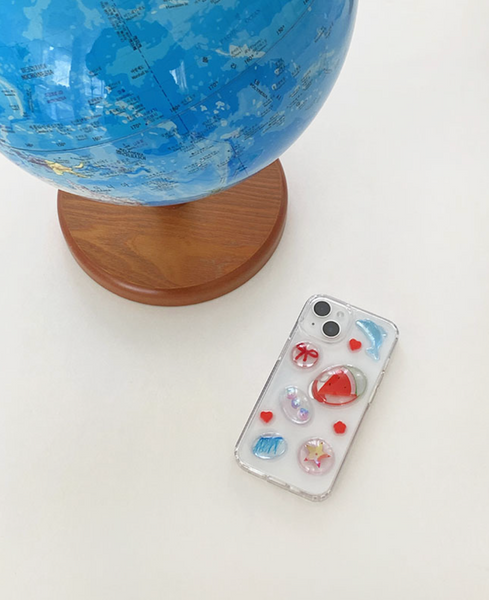 [Happy Go Lucky] Hot Summer Resin Phone Case