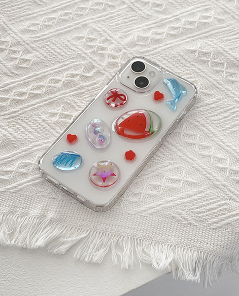 [Happy Go Lucky] Hot Summer Resin Phone Case