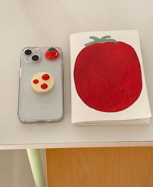 [Happy Go Lucky] Tomato 🍅 Resin Phone Case