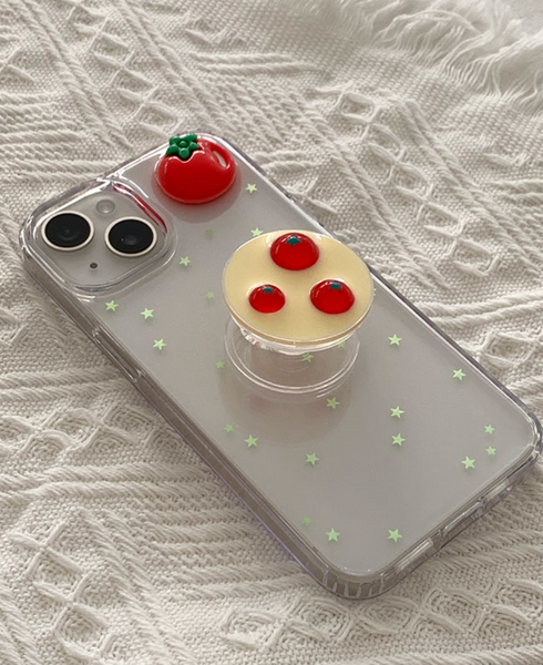 [Happy Go Lucky] Tomato 🍅 Resin Phone Case