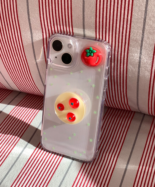 [Happy Go Lucky] Tomato 🍅 Resin Phone Case