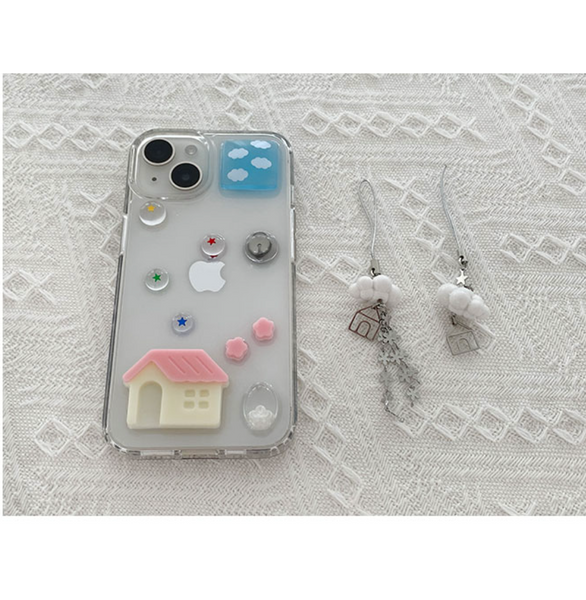 [Happy Go Lucky] My Little House Resin Phone Case