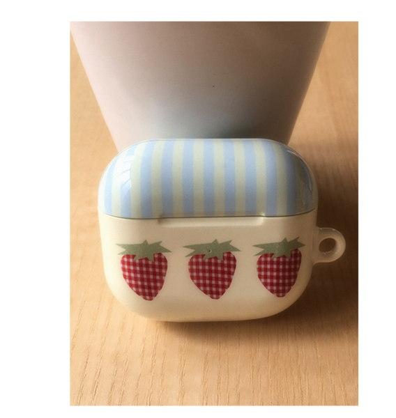 [1081] Strawberry 🍓 ! Airpods Case