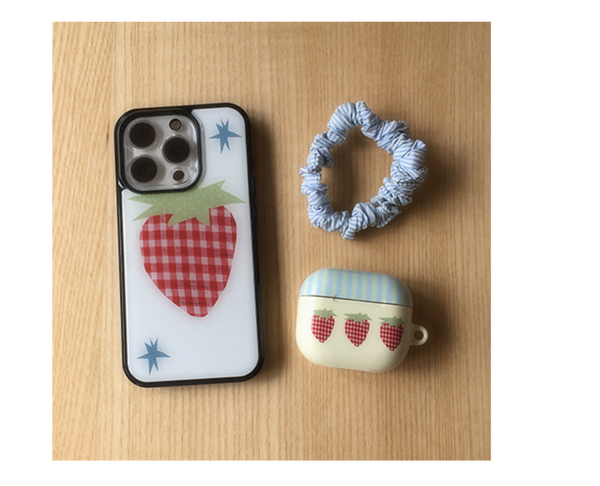 [1081] Strawberry 🍓 ! Airpods Case